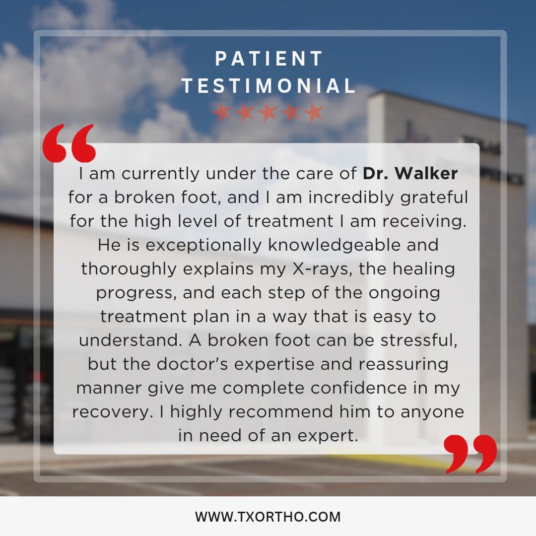 Instagram post by Dr. James M. Sheridan: See what our patients have to say about their positive experience at Texas Orthopedics! Contact us at 512-439-1000 or visit www.txortho.com …