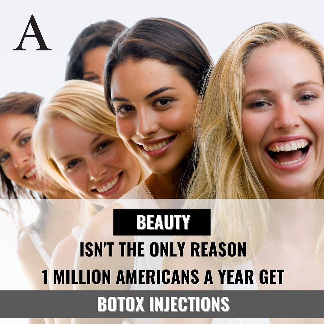 Instagram post by Dr. James McMahan: Botox is not just a cosmetic procedure, so you might be forgiven for assuming vanity is the sole motivating factor for those who go under th…