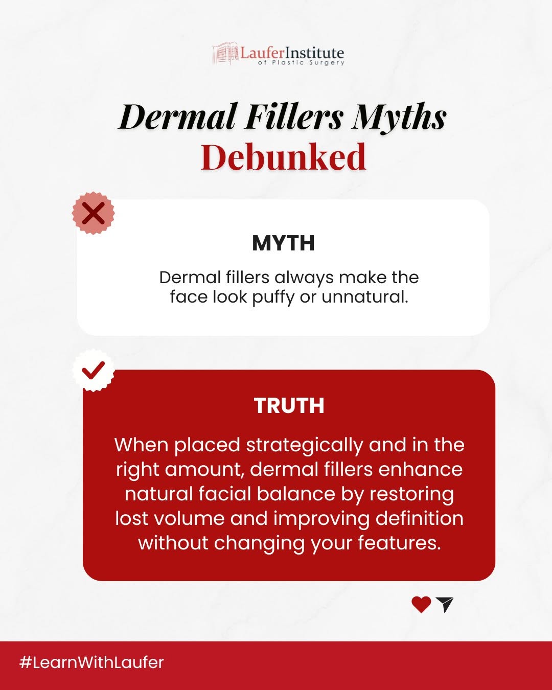 Instagram post by Dr. Jared Gopman: 🔔 Are dermal fillers really going to make your face look overdone? This is one of the most common concerns patients have — and it often…