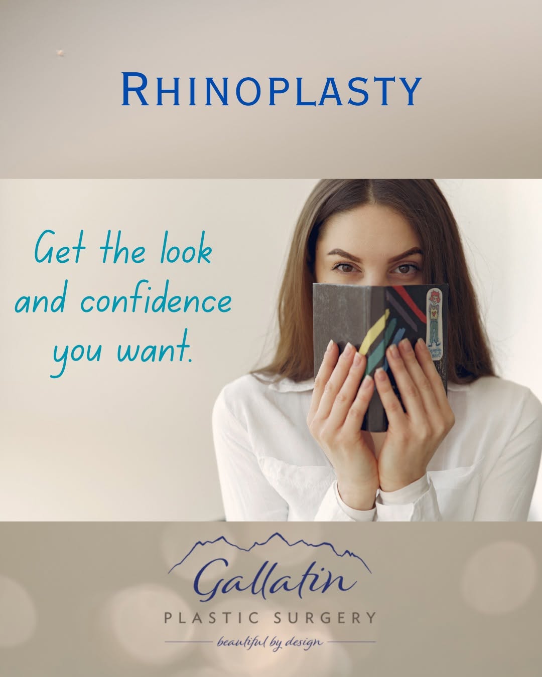 Instagram post by Dr. Jarred McDaniel: If your nose seems too prominent or crooked, distracting from the rest of your features, a rhinoplasty can help to balance your facial appea…