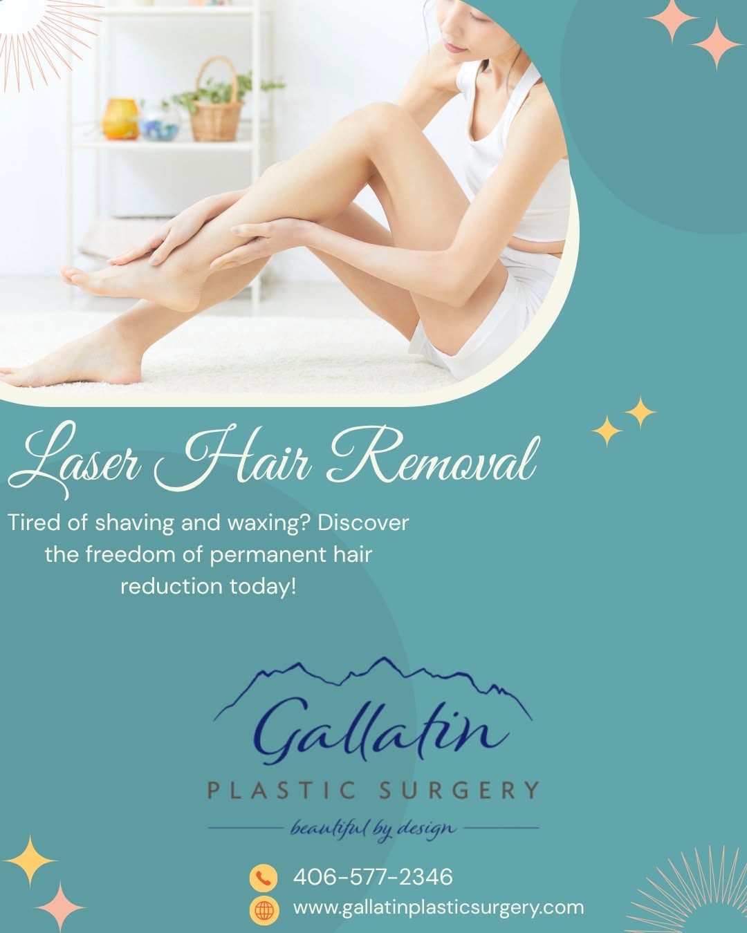 Instagram post by Dr. Jarred McDaniel: Did you know laser hair removal can remove unwanted hair on the face and body with minimal discomfort? Results are semi-permanent to permane…