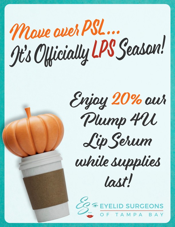 Instagram post by Dr. Jasmine Mohadjer: Move over PSL… it’s officially LPS season! ☕💋 Swap your coffee run for instant volume with our Plump 4U Lip Serum—now 20% off! Formulated …