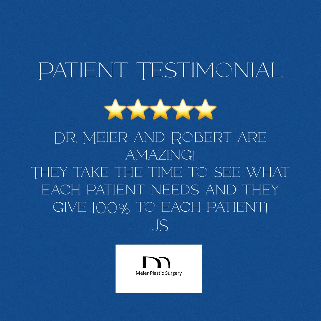 Instagram post by Dr. Jason D. Meier: Dr. Meier and his team go above and beyond to ensure that every patient feels heard and cared for, whether it’s through facelifts, rhinoplas…