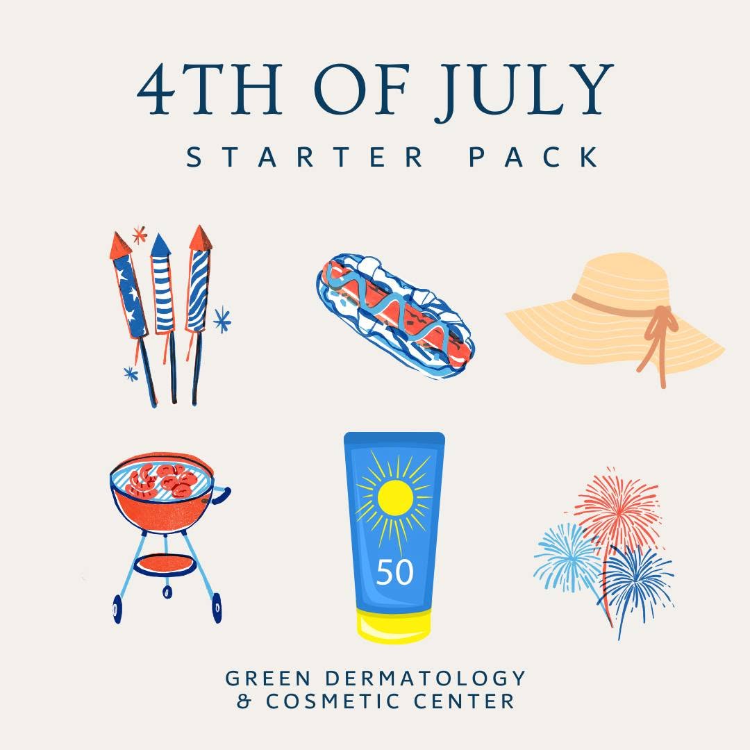 Instagram post by Dr. Jason Green: Fireworks aren't the only thing that can leave a mark this 4th of July. 🎆☀️ From sunburns to the lesser-known "margarita burn" (phytophotod…