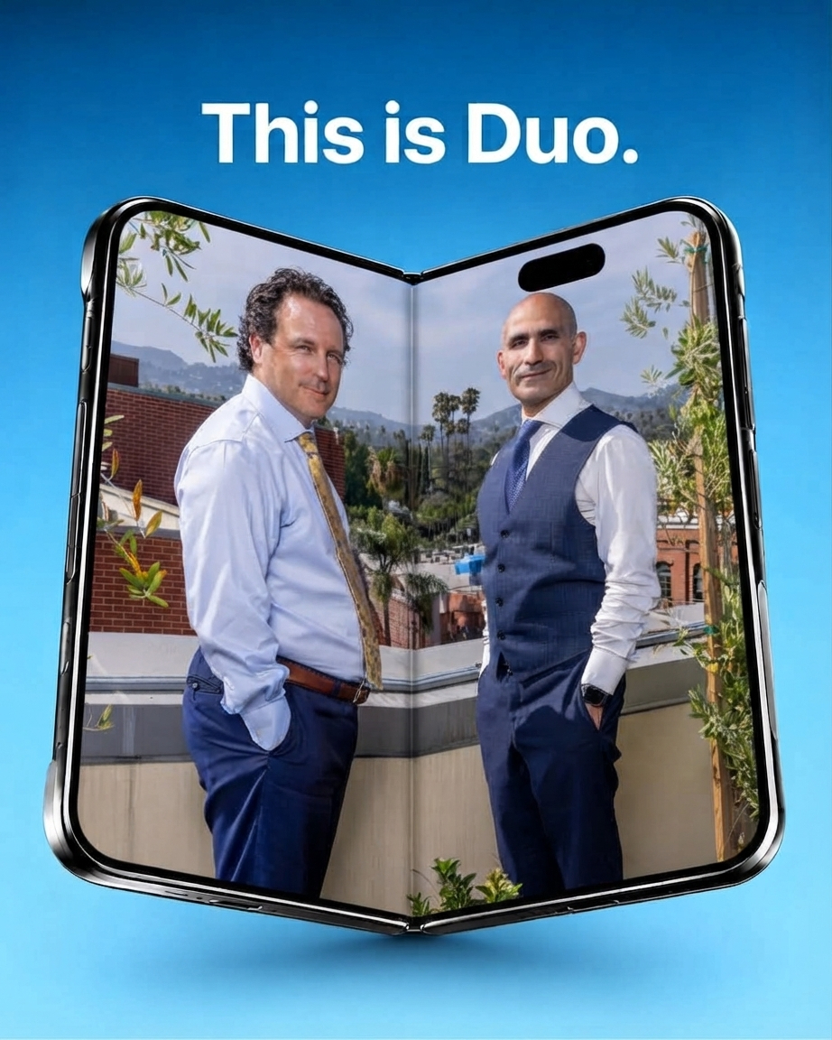 Instagram post by Dr. Jason Litner: Everyone's talking about the new duo that folds two things into one. Ours has been doing it for years. Dr. Litner and Dr. Solieman. Two pers…
