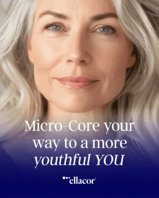Instagram post by Dr. Jason Papenfuss: What is micro-coring?🤔 ellacor®’s micro-coring uses hollow needles to remove up to 8% of your skin, resulting in an improved appearance of …