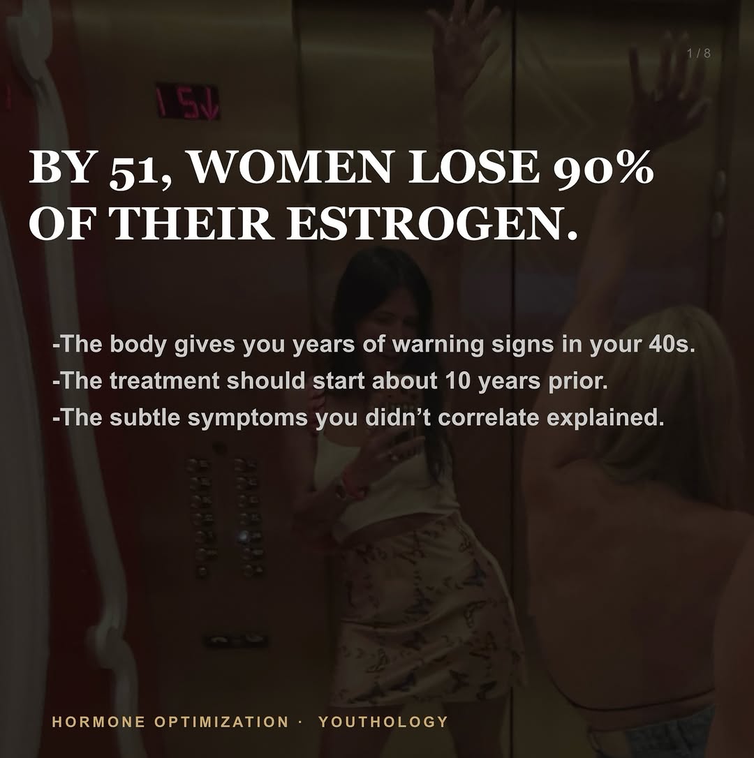 Instagram post by Dr. Jason Rupeka, DO: YOUR BODY ISN’T MAKING ESTROGEN FROM NOTHING... . . By 51, most women have lost 90% of their estrogen. Estradiol isn’t manufactured on its o…