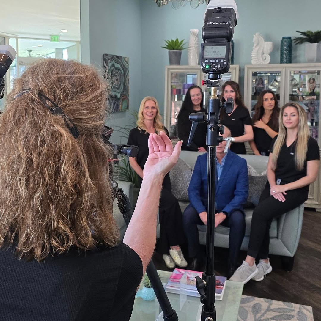 Instagram post by Dr. Jeffrey A. Hunt: POV. Behind the scenes of our photoshoot 📷