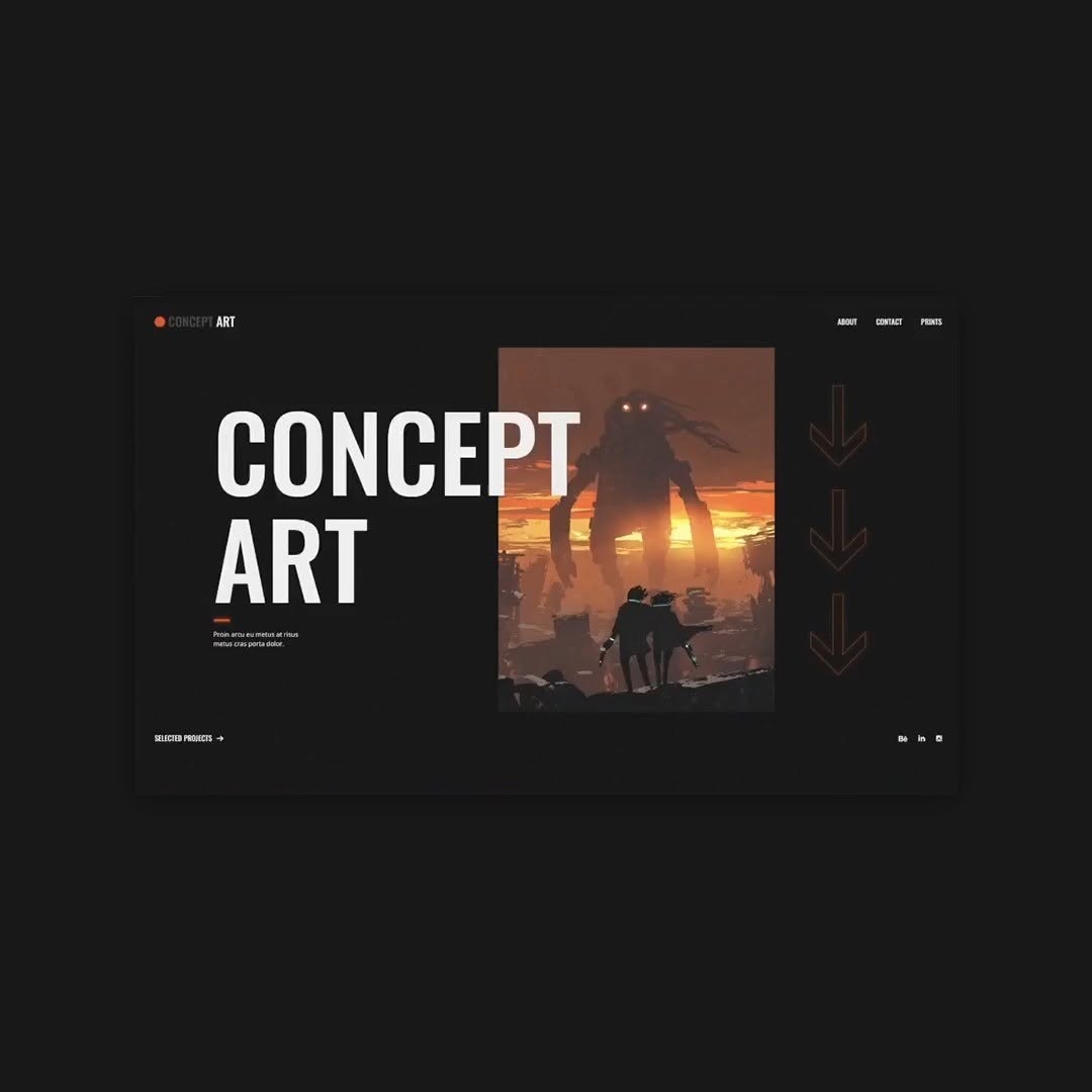 Instagram post by Dr. Jeffrey Cone: For the Qi Theme’s Concept Art Portfolio, we created a distinctly moody atmosphere using a grainy dark background and select elements, such …