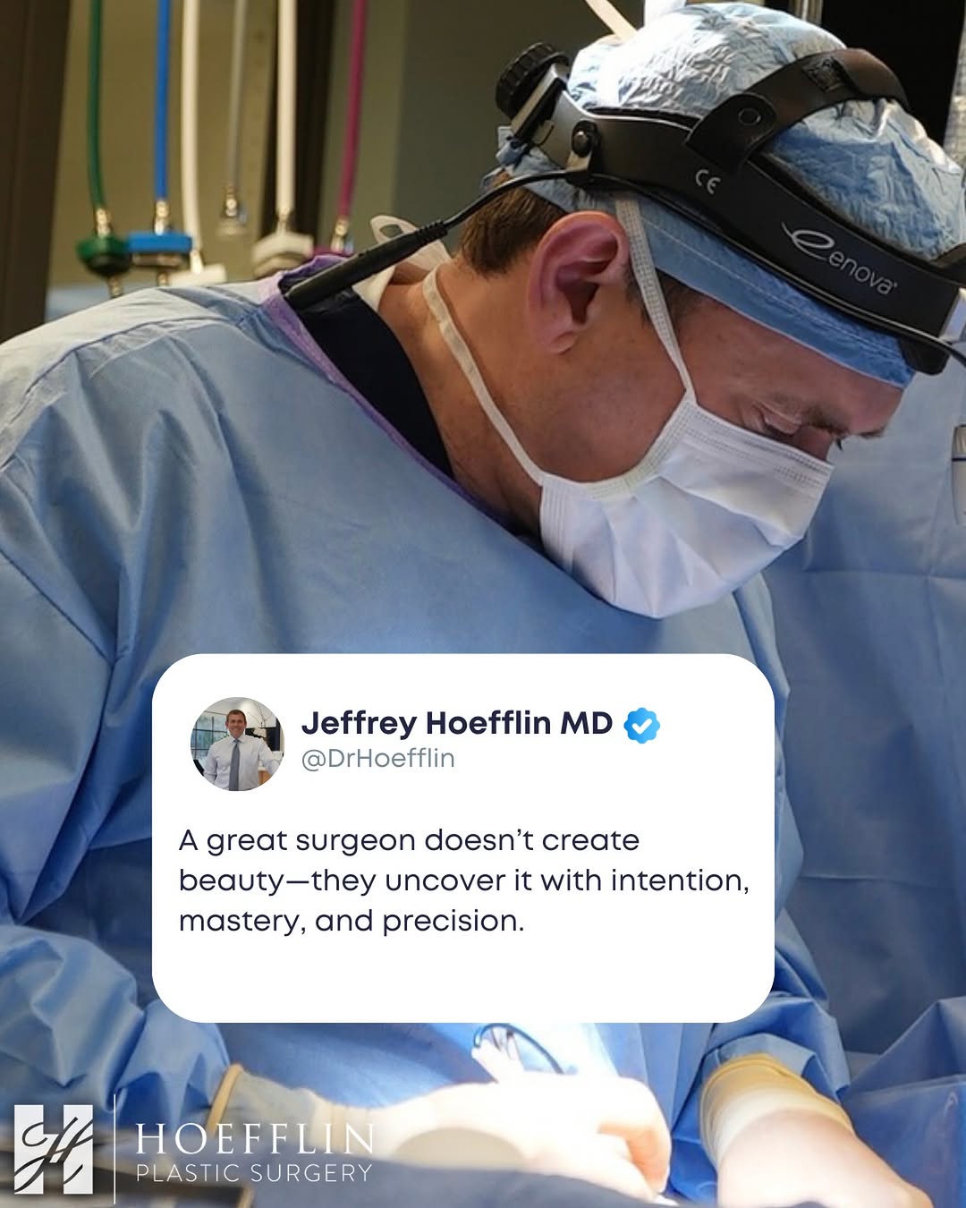 Instagram post by Dr. Jeffrey D. Hoefflin: #plasticsurgeon #boardcertified #plasticsurgery