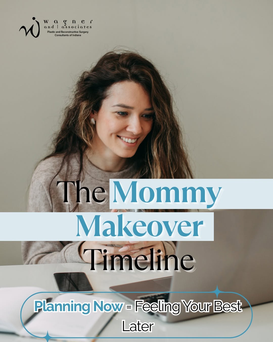 Instagram post by Dr. Jeffrey D. Wagner: Considering a Mommy Makeover? After a busy summer spent caring for everyone else, fall can feel like a natural time to slow down, turn some …
