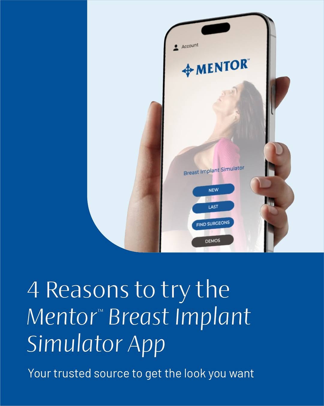 Instagram post by Dr. Jeffrey E. Schreiber: Finding the right breast implant can feel like a full time job. Visualizing your breast augmentation results is key in guiding confident dec…