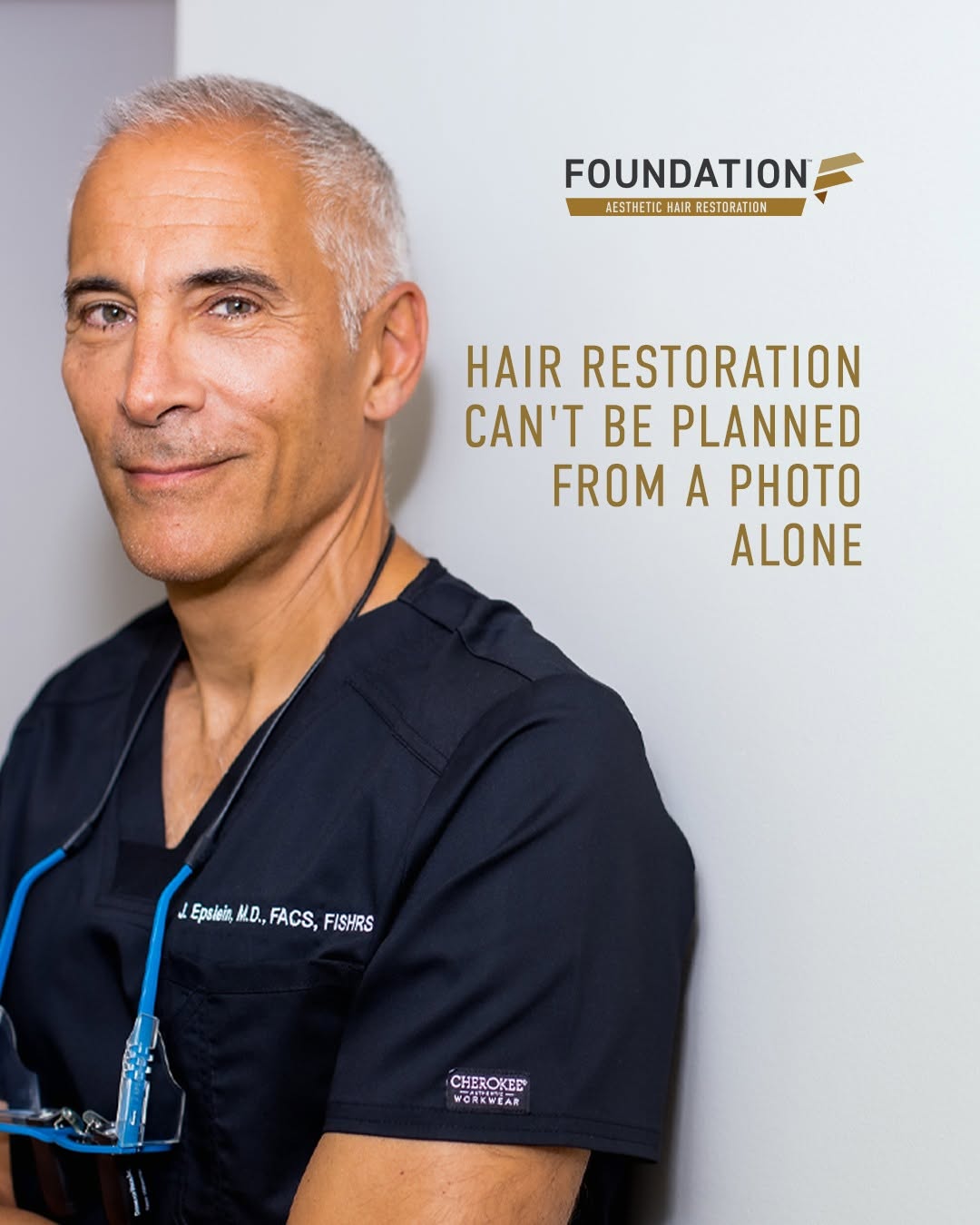Instagram post by Dr. Jeffrey Epstein: Photos can show where hair is thinning. They cannot tell the entire story. A comprehensive hair restoration evaluation considers factors tha…