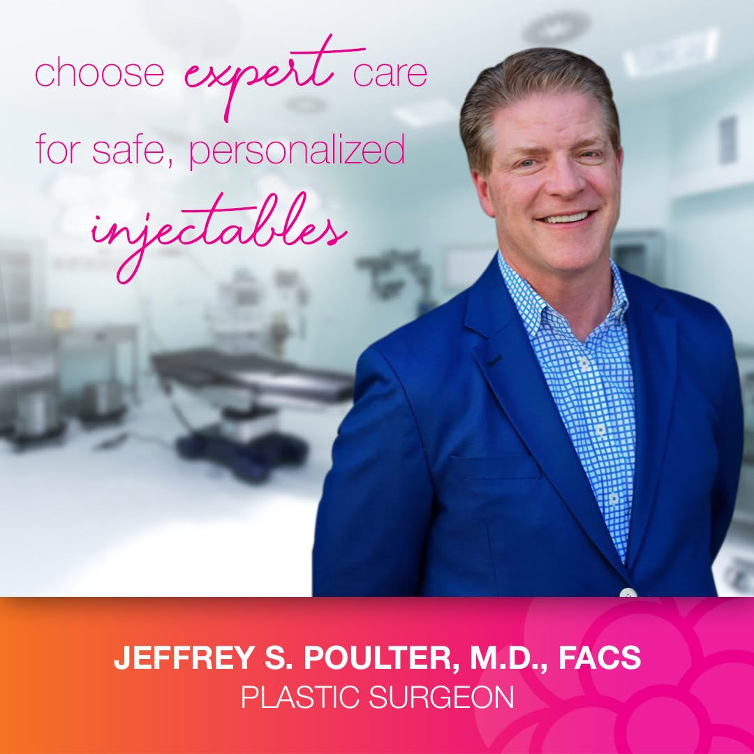 Instagram post by Dr. Jeffrey Poulter: Not all injectables are created equal, and neither are all providers. ✨ With over 30 years of filler and 20 years of Botox experience, Dr. P…