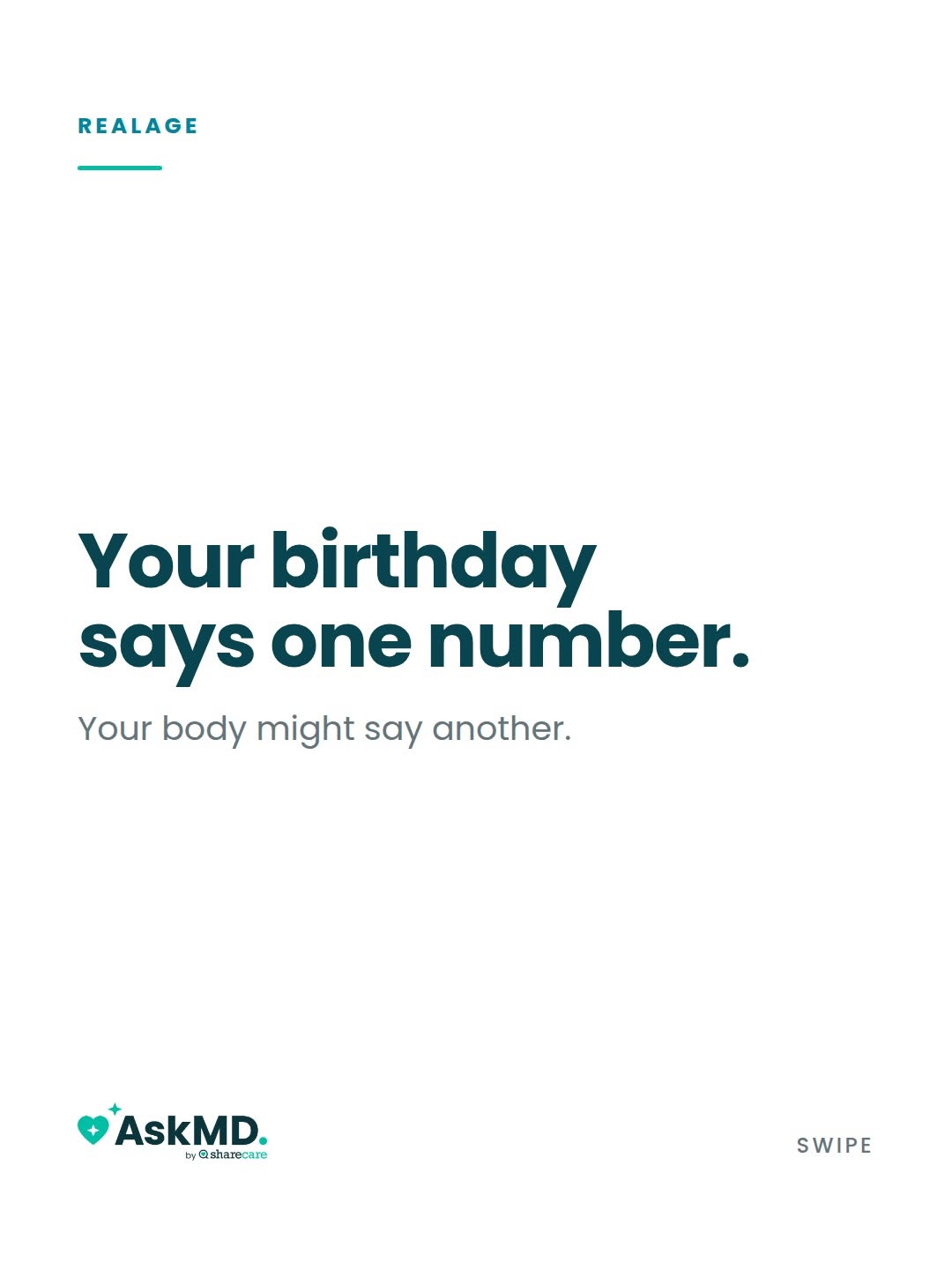 Instagram post by Dr. Jeffrey Teixeira: What’s your body’s real age? RealAge estimates the age your body behaves like, based on what you actually do rather than on the year you wer…