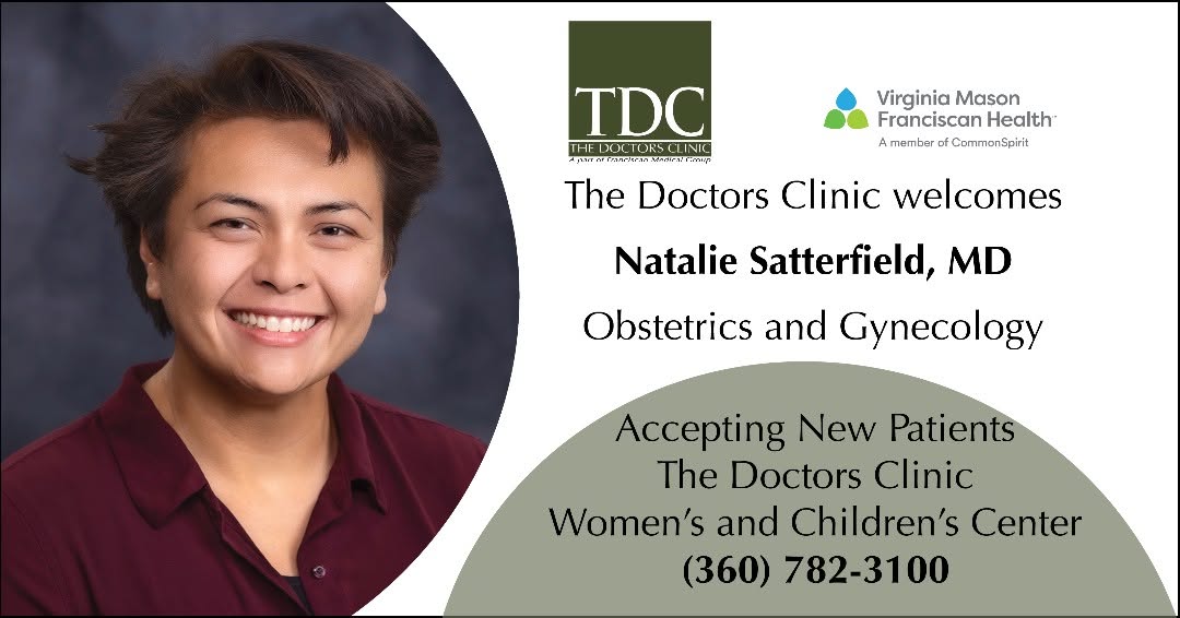 Instagram post by Dr. Jenifer L. Henderson: Help us give a warm Kitsap County welcome to Dr. Natalie Satterfield, our newest OB/GYN at the Women’s and Children’s Center! We’re excited …