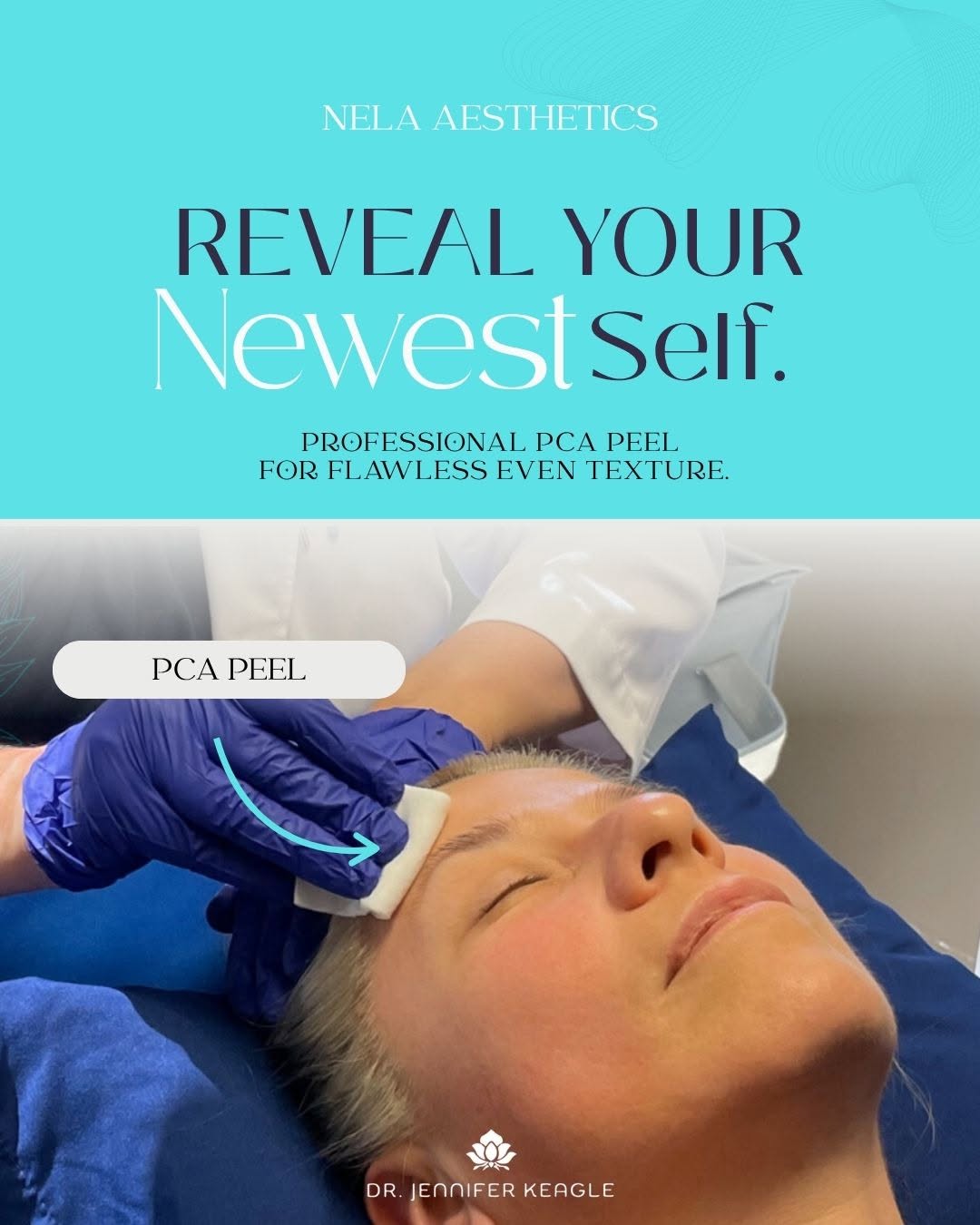 Instagram post by Dr. Jennifer Keagle: Your skin is constantly renewing itself, but that process slows down with age, sun exposure, and environmental damage. A PCA Peel helps acce…