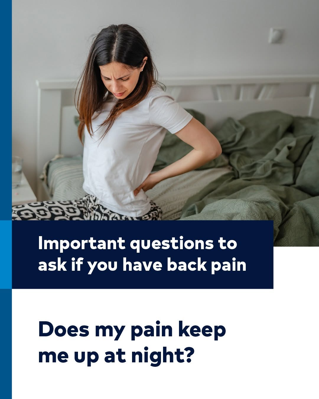 Instagram post by Dr. Jennifer M. Browning: ✅If you answered yes to any of these questions, it may be time to talk to a doctor. While #BackPain is common, some symptoms shouldn’t be ig…