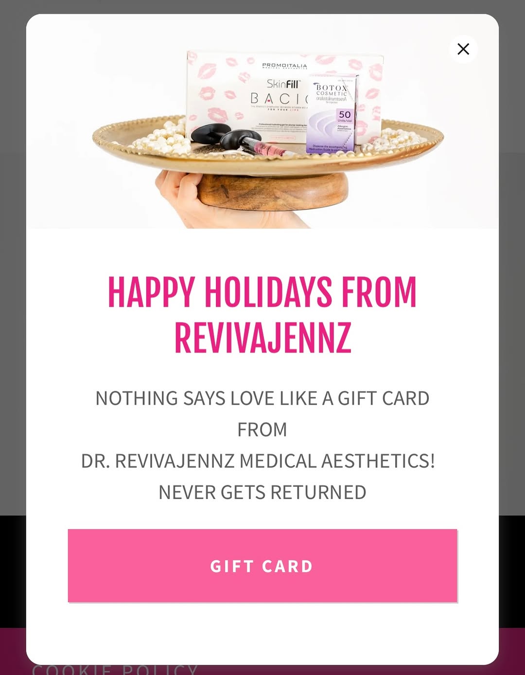 Instagram post by Dr. Jennifer Thomas-Goering, DO, MBA: 🎁💐Get the gift of giving!! And treat yourself too! 🎁 Botox, Fillers, Neogen, Laser Treatments, Microneedling, PRP, and SO much more! If I…