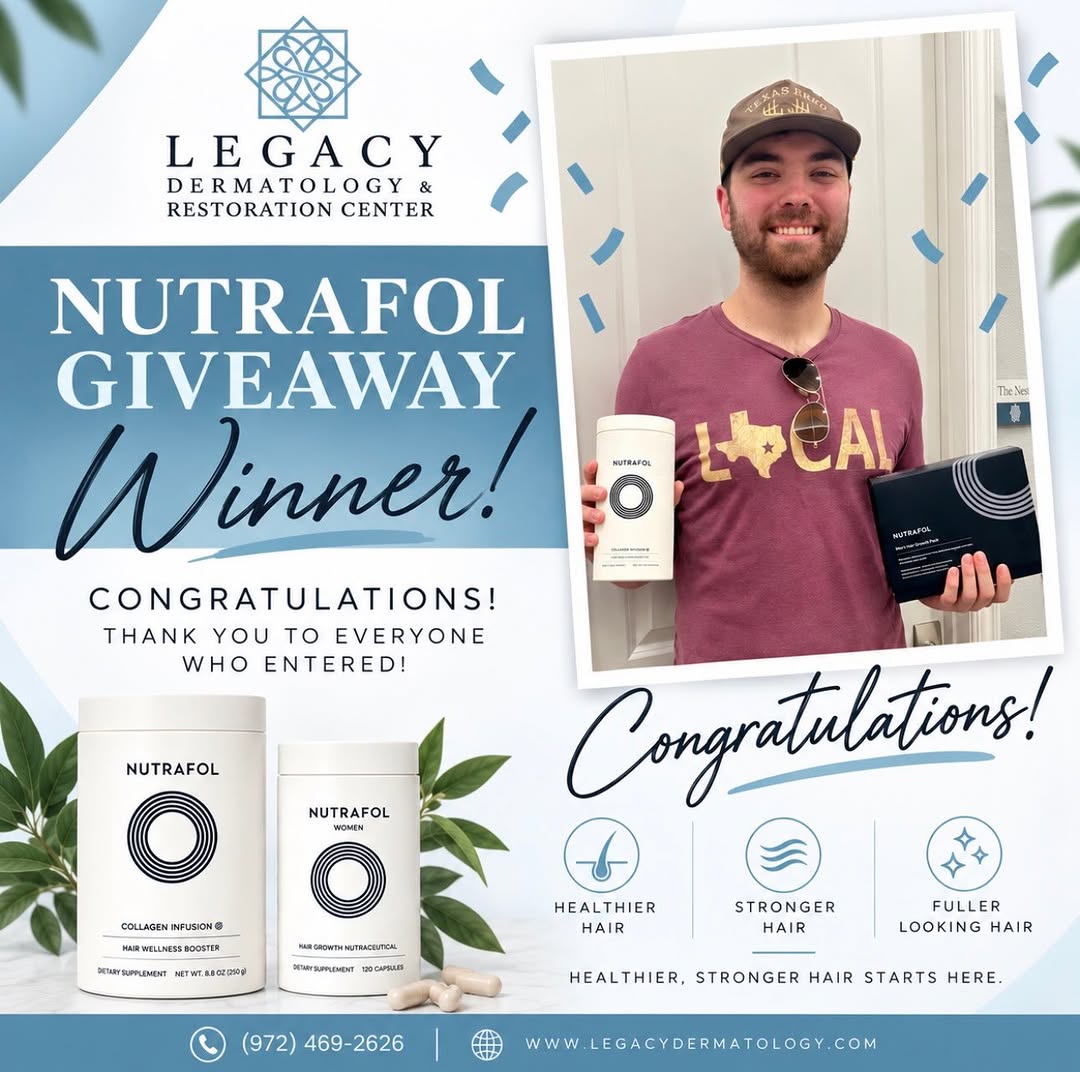 Instagram post by Dr. Jennifer W. Dharamsi: 🎉 WE HAVE A WINNER! 🎉 Congratulations to the winner of our Nutrafol Giveaway! 🥳 We hope you enjoy your Nutrafol goodies and everything th…