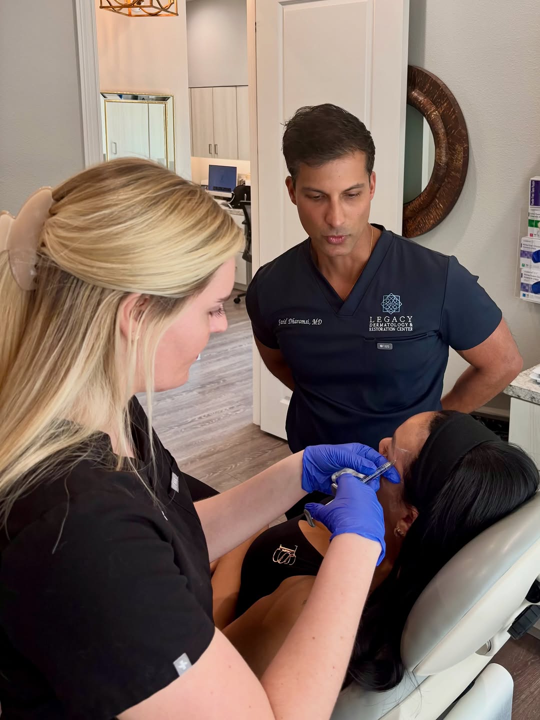 Instagram post by Dr. Jennifer W. Dharamsi: Finding the right injector can be hard. You want someone who is experienced, understands facial anatomy, has an artistic eye, and knows how …