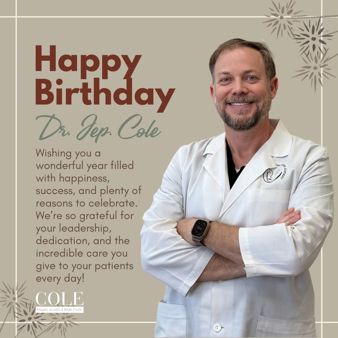 Instagram post by Dr. Jeptha N. Cole: Happy Birthday to Dr. Cole! 🎉 Today we’re celebrating the man behind Cole Facial Clinic and wishing him a wonderful year ahead filled with …