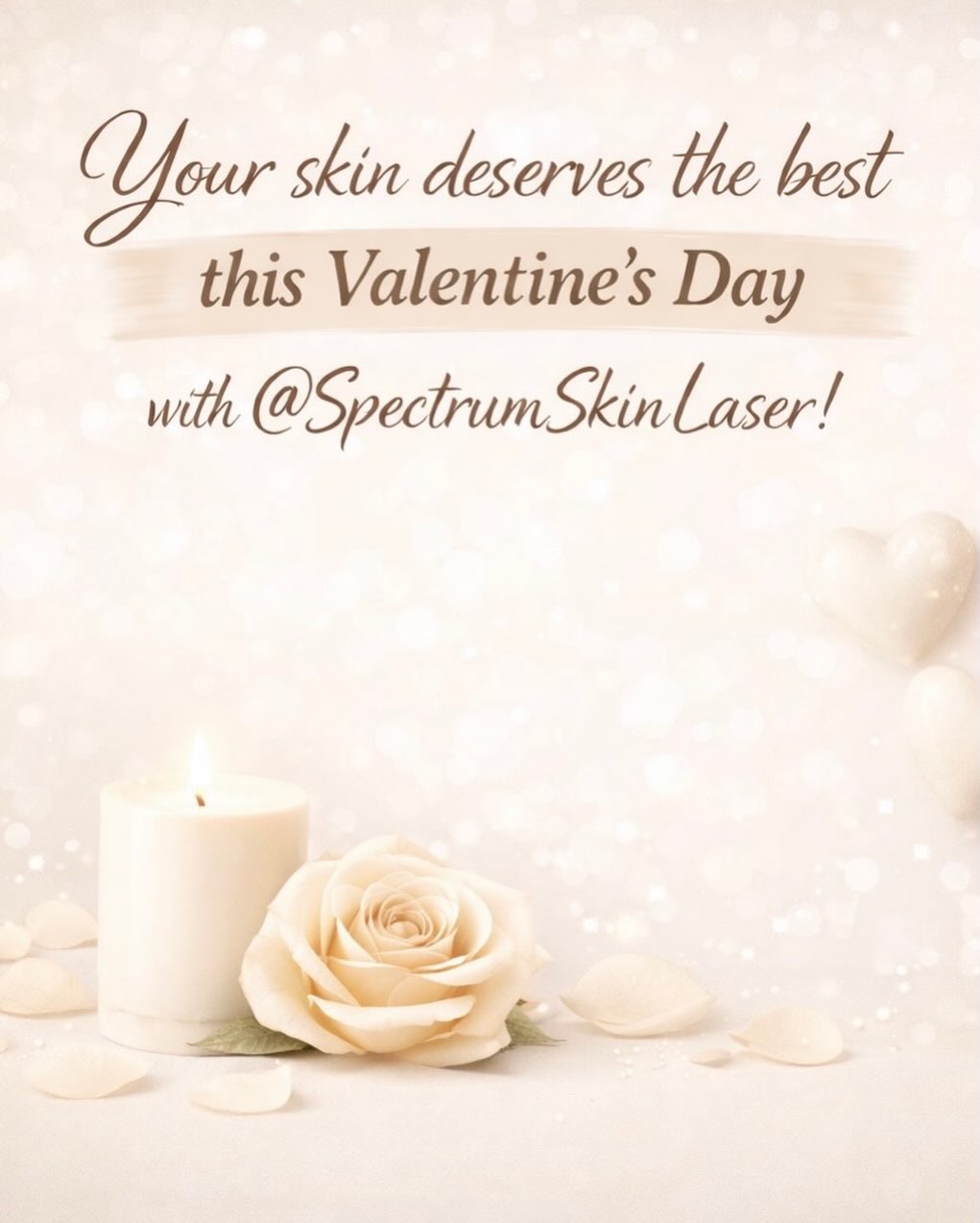 Instagram post by Dr. Jeremy A. Brauer: Your skin deserves the best this Valentine’s Day with @SpectrumSkinLaser! Valentine’s Day is all about love ♥️… but the most important love …