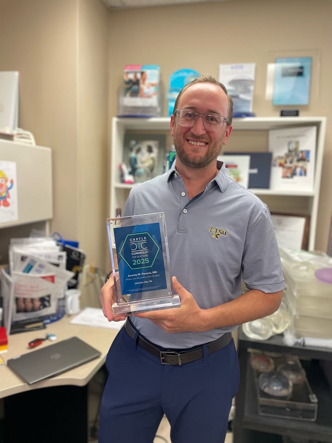 Instagram post by Dr. Jeremy Powers: A heartfelt thank you to our community for trusting us as your partner in transformation. Dr. Powers is honored to receive the "Castle Conno…