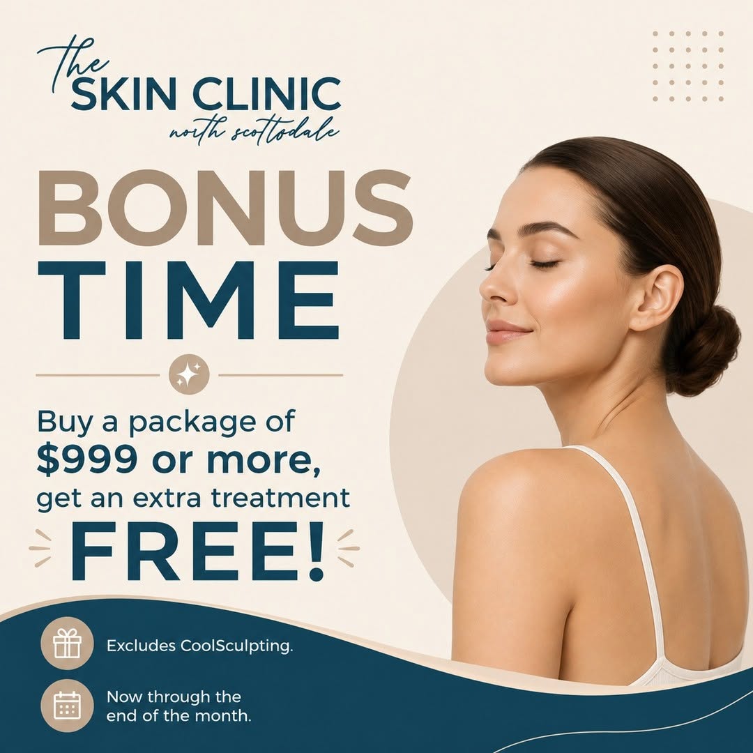 Instagram post by Dr. Jessica K. Anderson, N: 🎁 BONUS TIME! 🎁 Why not treat yourself to a little extra? ✨ When you purchase a package of $999 or more, you’ll receive an EXTRA treatment…