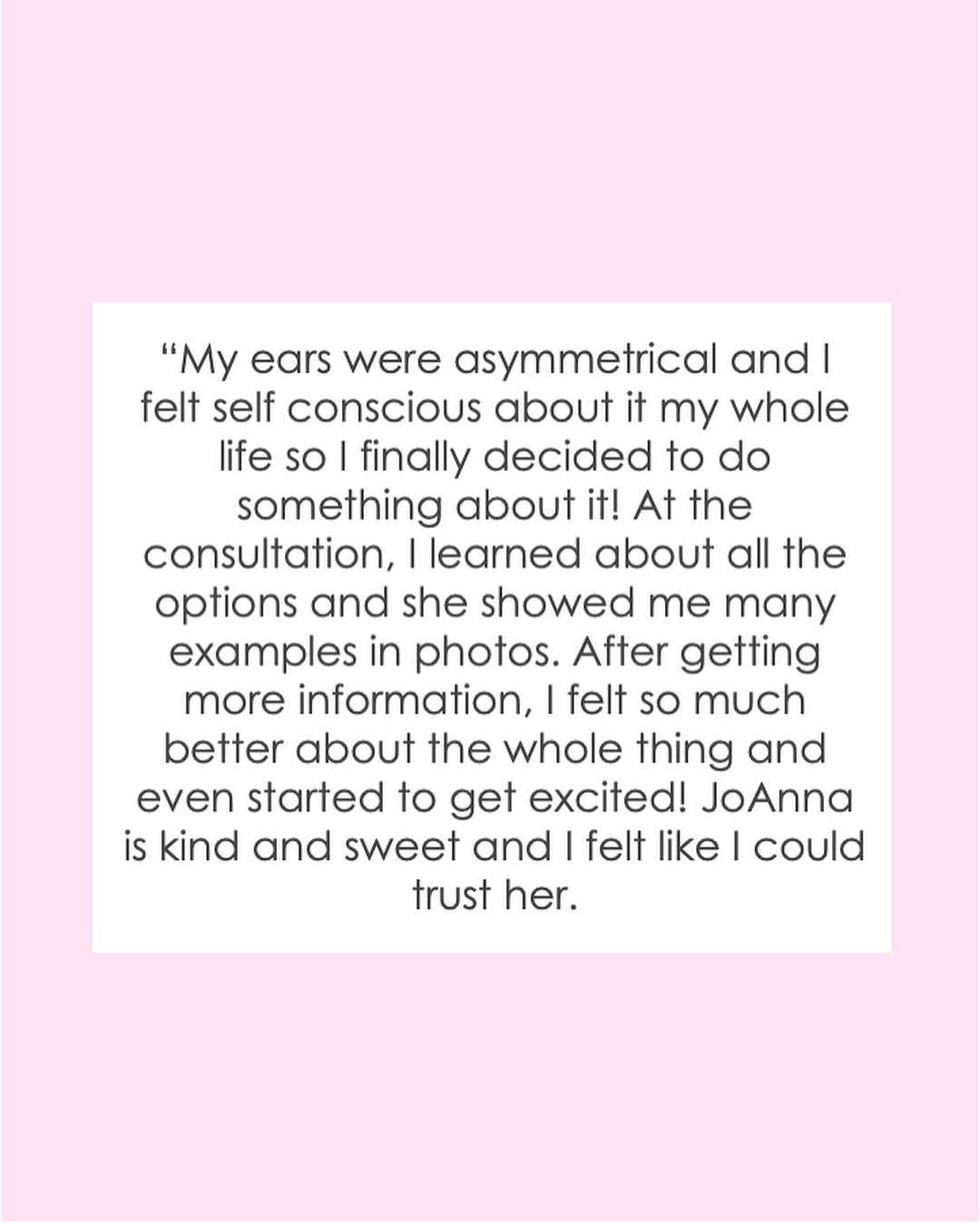Instagram post by Dr. JoAnna Nguyen: It’s truly a privilege to help my patients achieve results that feel natural, balanced and uniquely theirs🤍