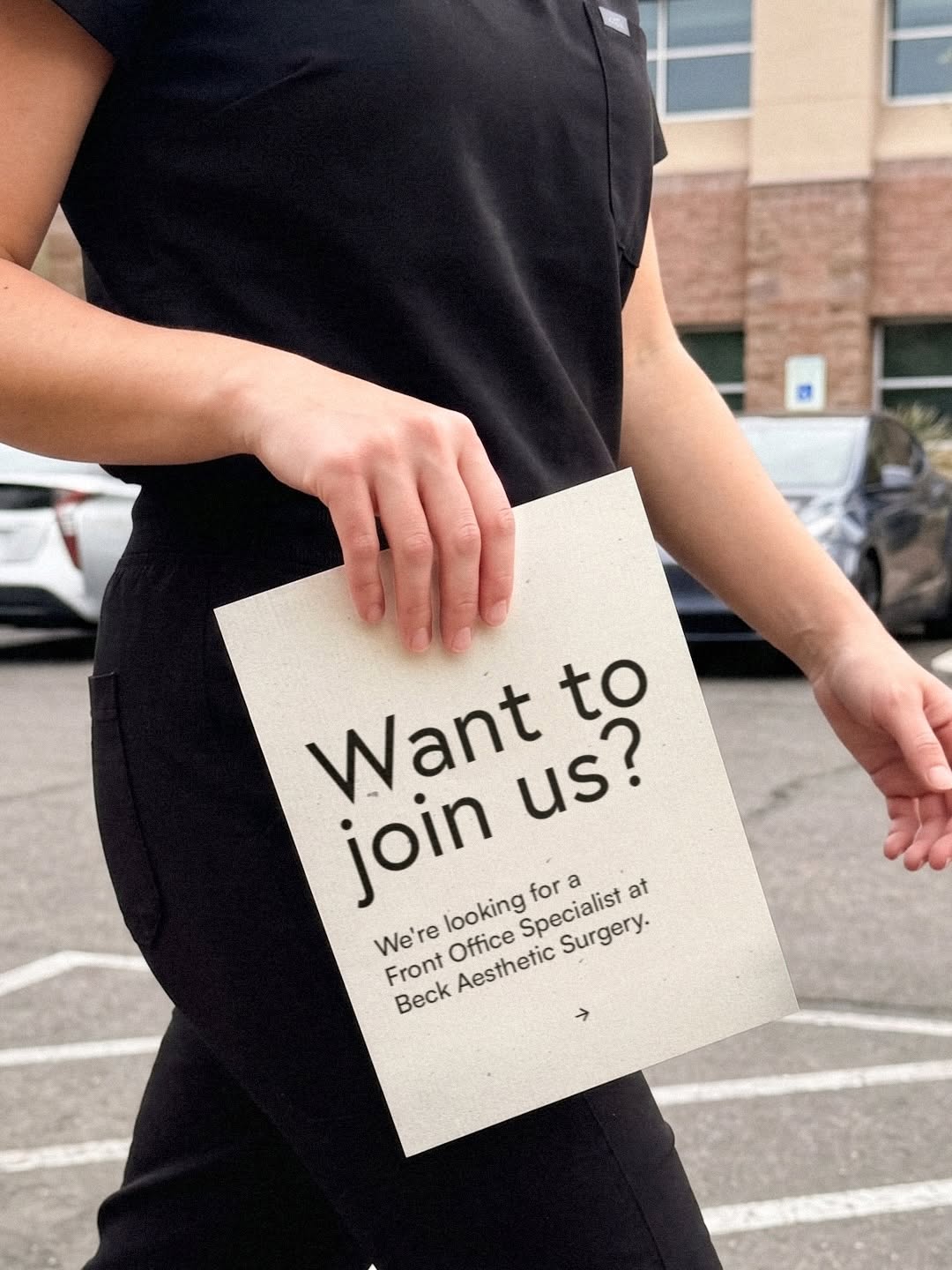 Instagram post by Dr. Joel B. Beck: A seat at the front of one of Charlotte’s premier surgical aesthetic practices just opened up. 👩🏼💼 Beck Aesthetic Surgery is hiring a Fr…
