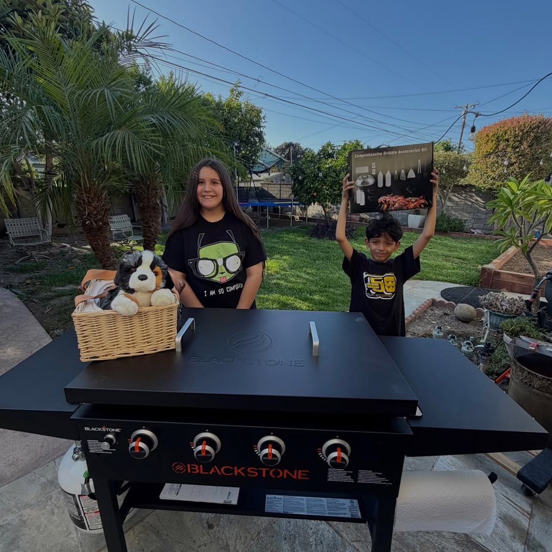 Instagram post by Dr. Joel F. Brodsky, DDS: Huge congratulations to our Ultimate Summer BBQ Giveaway winner, Alexander and Samara! 🎉 We love seeing this photo of you with your brand n…