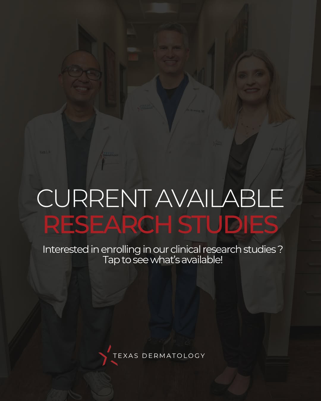 Instagram post by Dr. John C. Browning: Participating in clinical research can be about more than exploring options for yourself...it can help shape what’s possible for patients in…