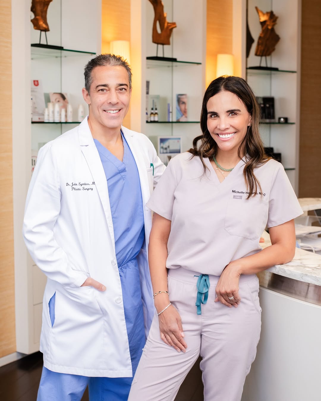 Instagram post by Dr. John D. Symbas: We’ve been hard at work doing what we love, and today we’re taking a moment to slow down and enjoy the long weekend 🤍 Happy Labor Day from …