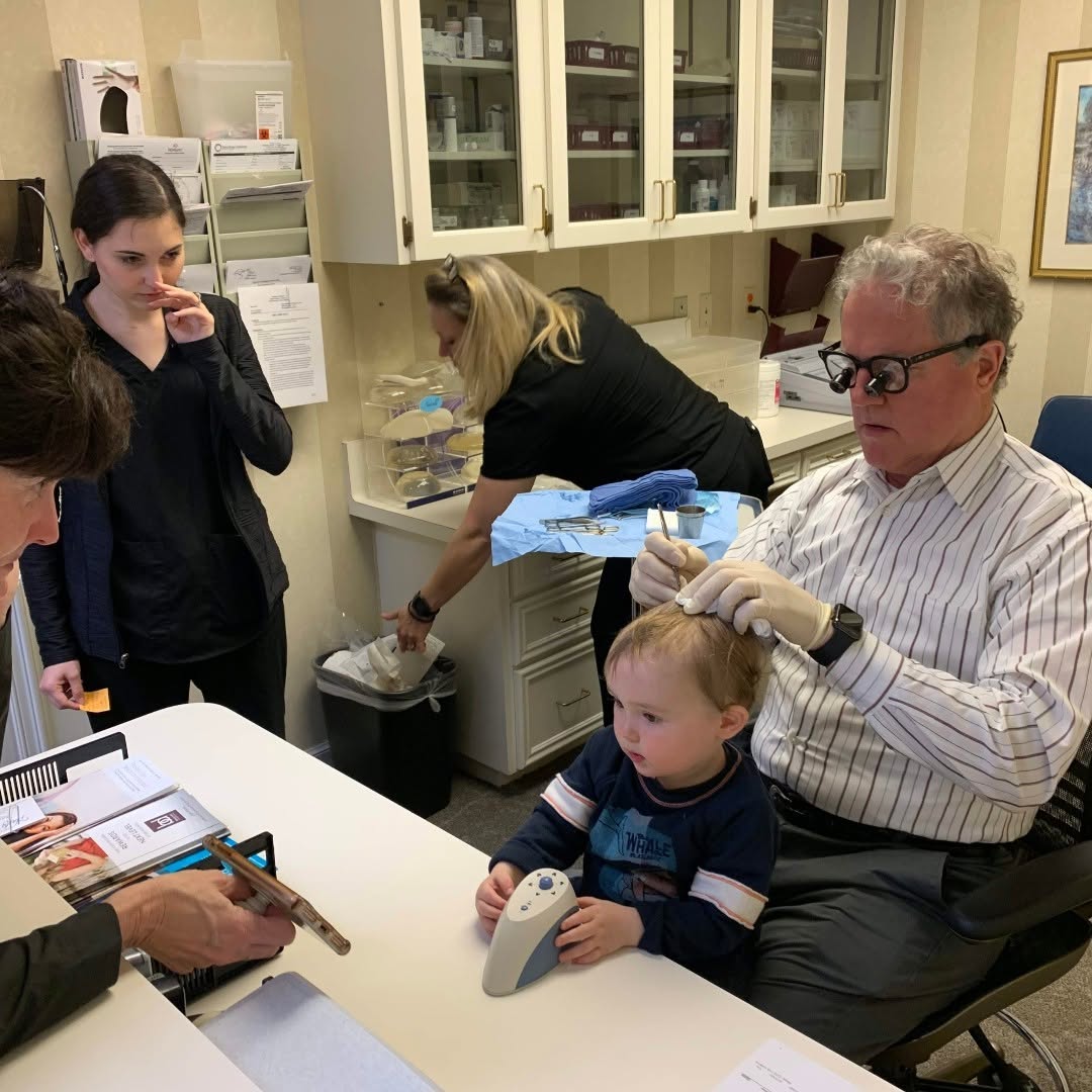 Instagram post by Dr. John Dean: Surgery doesn't have to be scary for kids. 👶👦👧 My staff and I are experienced in handling kids of all sizes (and their parents!) and have…