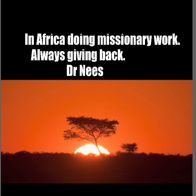Instagram post by Dr. John E. Nees: #plasticsurgery #helpthechildren #giveback #Africa #missionarywork