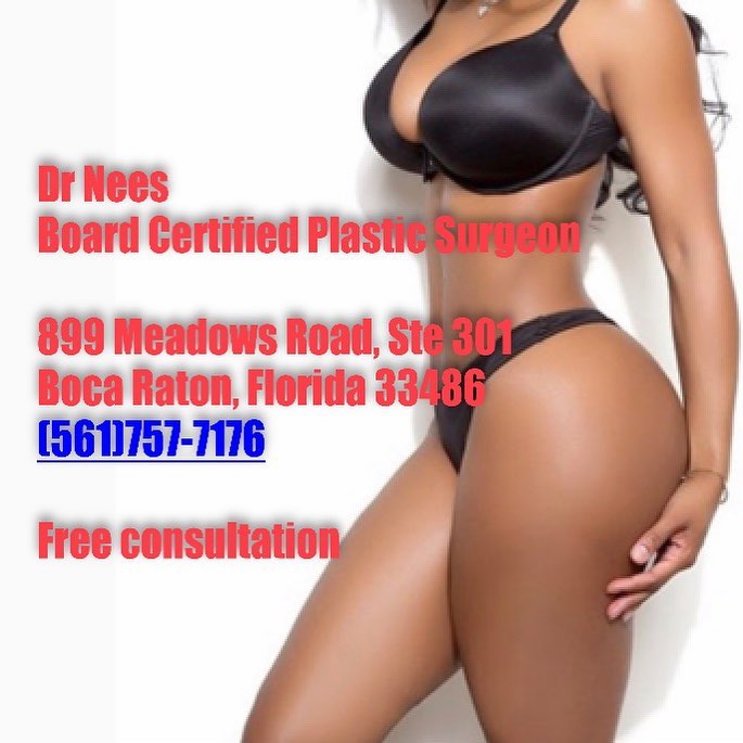 Instagram post by Dr. John E. Nees: #DrNees #boardcertifiedplasticsurgeon #freeconsultation #beautifulbocabody