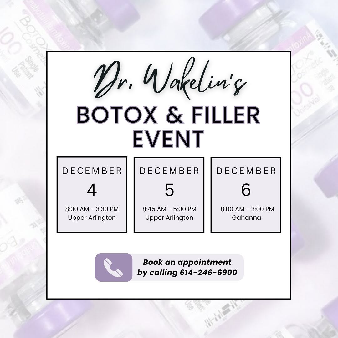 Instagram post by Dr. John K. Wakelin III: ✨Get holiday-ready with a fresh, youthful glow!✨ Our upcoming Botox & Filler Event is just around the corner, and it’s the perfect time to t…