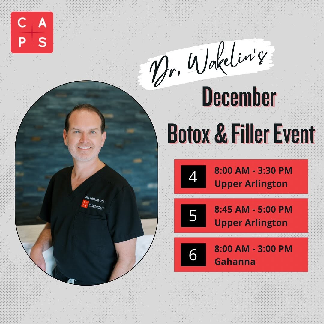Instagram post by Dr. John K. Wakelin III: Join us at our upcoming Botox and Filler Event for exclusive offers and a refreshed, rejuvenated look. Spots are filling fast- secure yours …