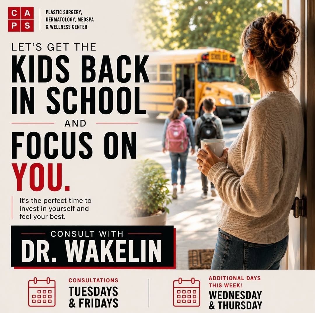 Instagram post by Dr. John K. Wakelin III: Whether you’ve been thinking about a procedure for a while or are just ready to explore your options, now is the perfect time to come in and…