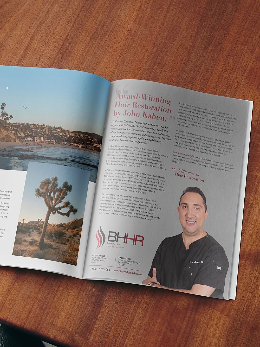 Instagram post by Dr. John Kahen: Honored to be featured in the latest edition of Sunset Living. Thank you for the opportunity to share my story and the passion behind my wor…