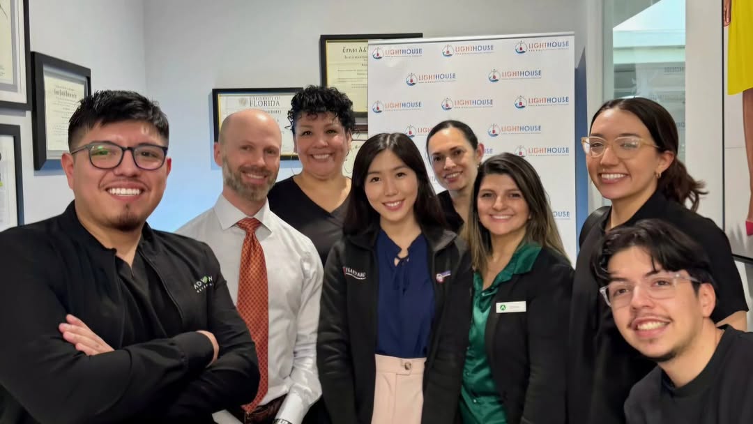 Instagram post by Dr. John Karotkin: The Advance Orthodontics team had an amazing time at the @lighthouseomfshtx event, sharing smiles and making a difference. Grateful for this…