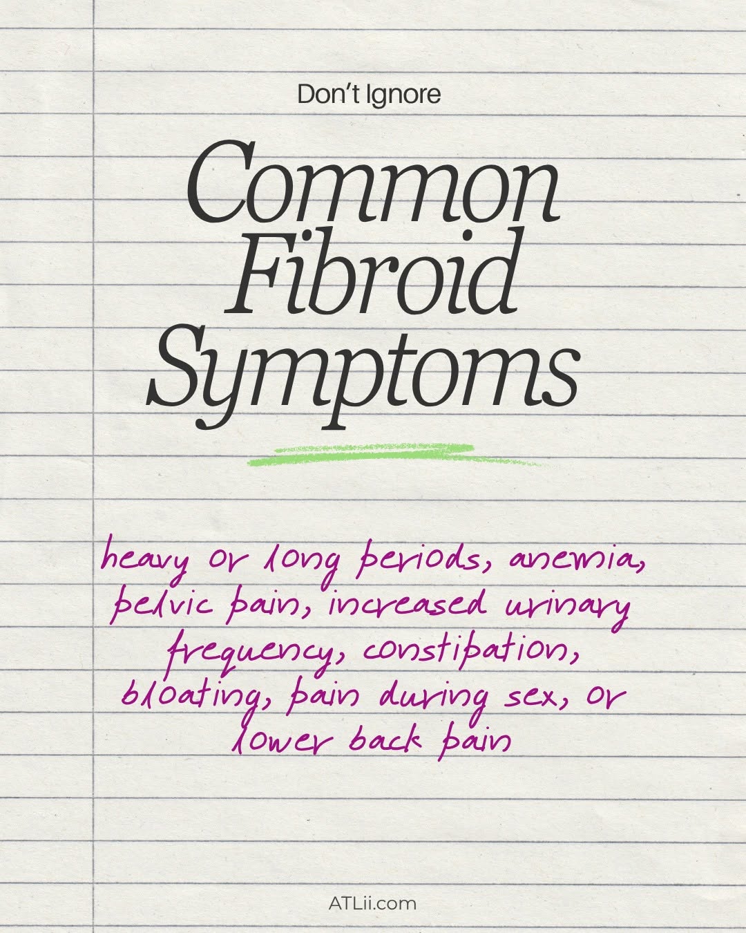 Instagram post by Dr. John Lipman: While some uterine fibroids cause no symptoms, others may cause heavy or long periods, anemia, pelvic pain, or increased urinary frequency. …
