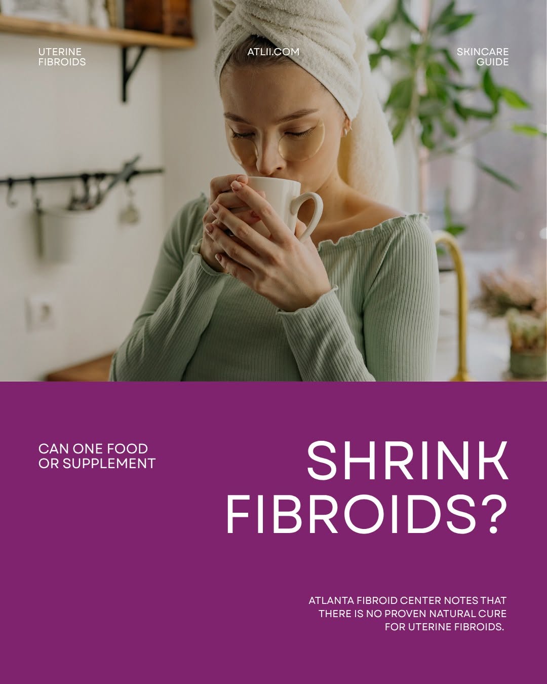 Instagram post by Dr. John Lipman: While there are countless posts and ads on social media touting fibroid cures, you need to be aware that there is no pill or dietary regimen…