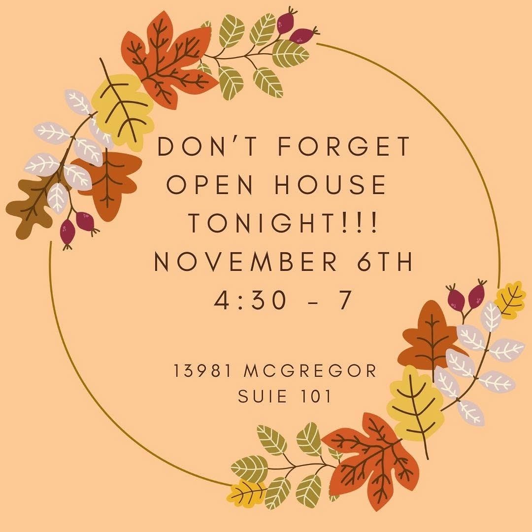 Instagram post by Dr. John Ritrosky: TONIGHT’S the night! 🍁💫 Open House from 4:30–7! Special pricing, skincare savings, & giveaways you won’t want to miss 🎁 Come hang out wit…