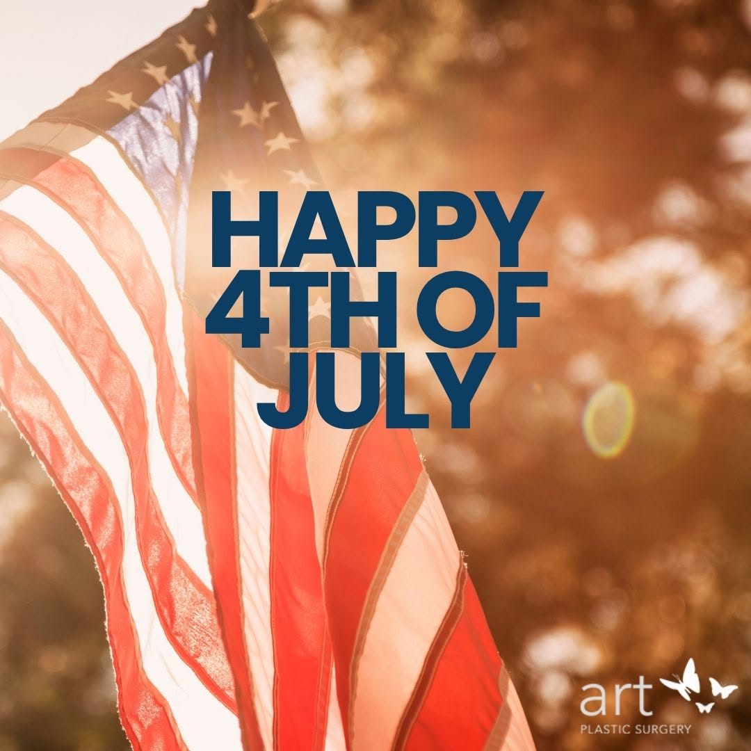 Instagram post by Dr. John T. Cozzone: Wishing you a Happy Independence Day! 🇺🇸 A celebration of freedom, summer, and the moments that make time with family and friends meaningf…