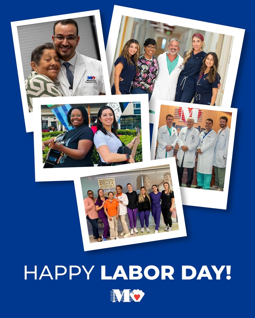 Instagram post by Dr. John V. Williams: This Labor Day, we celebrate the people whose hard work keeps our communities moving forward. A special thank you to our healthcare professi…