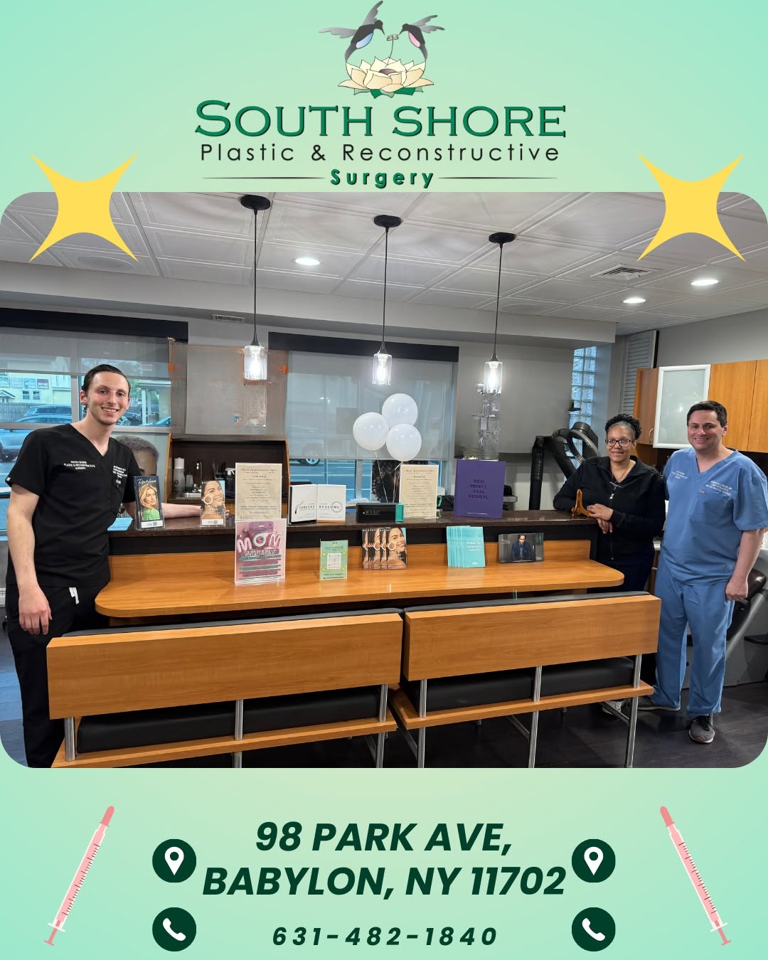 Instagram post by Dr. Jonathan Landon: What a fabulous night connecting with the amazing clients of @villagesalonspa ! 💫 Thank you so much for welcoming the South Shore Plastic &…