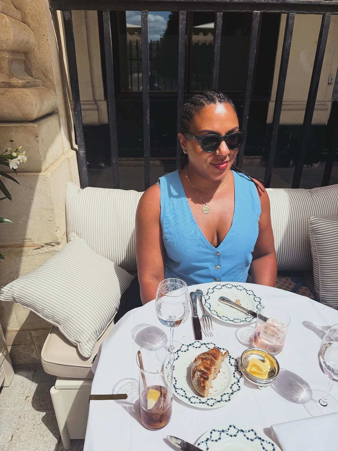 Instagram post by Dr. Jontel Pierce: Paris was a dream. “There are only two places in the world where we can live happy—at home and in Paris.”