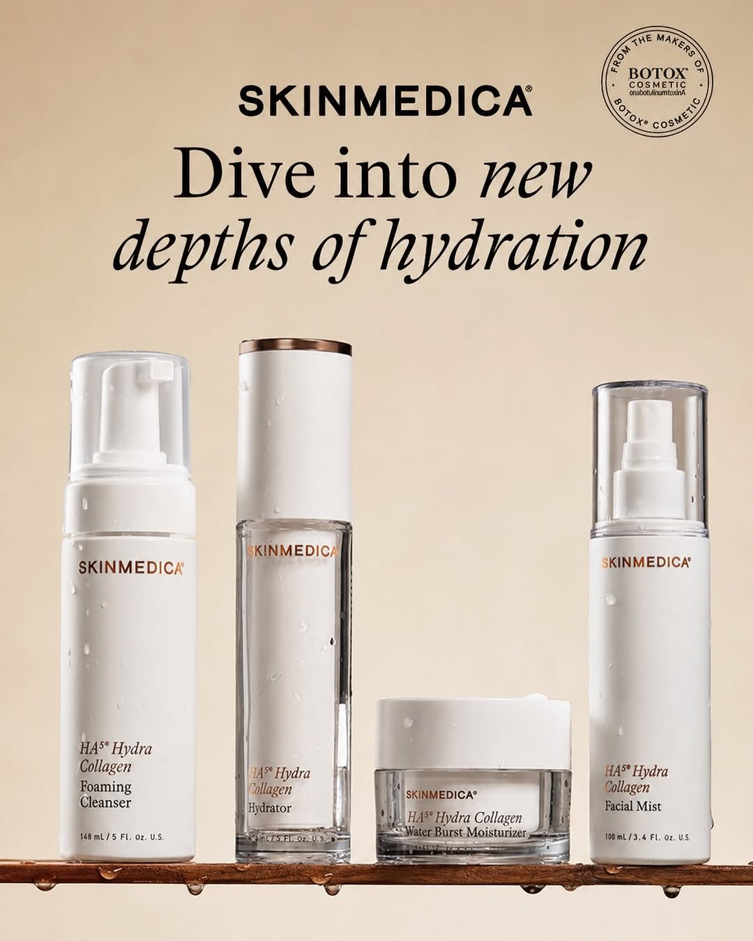 Instagram post by Dr. Jordan Cain: Did you know we now carry @skinmedica 👀✨ SkinMedica® HA⁵® Hydra Collagen is here — and you can save $50 on the HA⁵® Hydra Collagen Hydrator…
